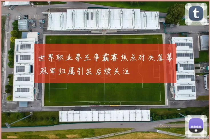 世界职业拳王争霸赛焦点对决落幕 冠军归属引发后续关注